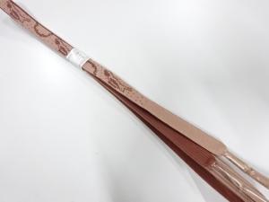 未使用品　正絹　高麗　兎　手組帯締め